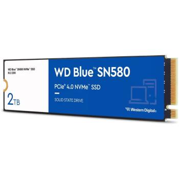 Western Digital WD Blue SN580 2TB M.2 2280 NVMe PCIe 4.0 SSD – Schnelle interne Festplatte für PC & Notebook